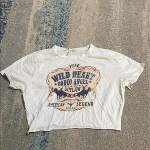 January 7 White Wild Heart Tank Top